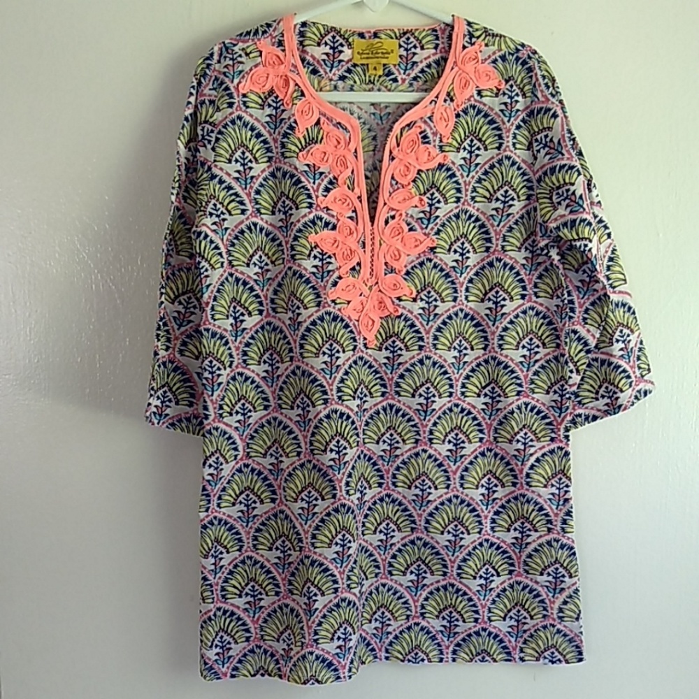 Roberta Roller Rabbit NWOT Kids Kurta SZ 4